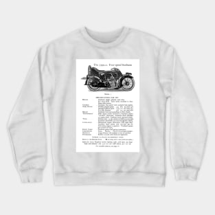 Sunbeam motorbike catalogue 1927 Crewneck Sweatshirt
